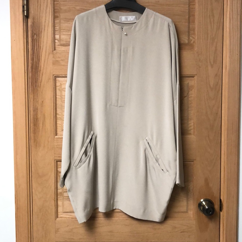 Charlotte Neuville Silk Cream Tunic